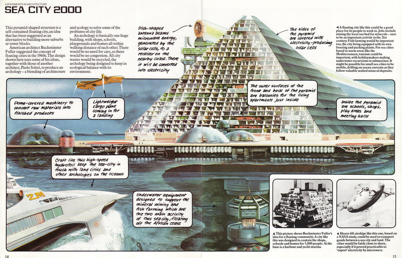Illustration for article titled These futuristic cities are housed inside a single, gigantic building